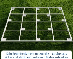EcoStar Schraubfundament mit 13 Schrauben