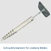 EcoStar Schraubfundament mit 10 Schrauben
