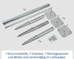 EcoStar Schraubfundament Set Typ 1