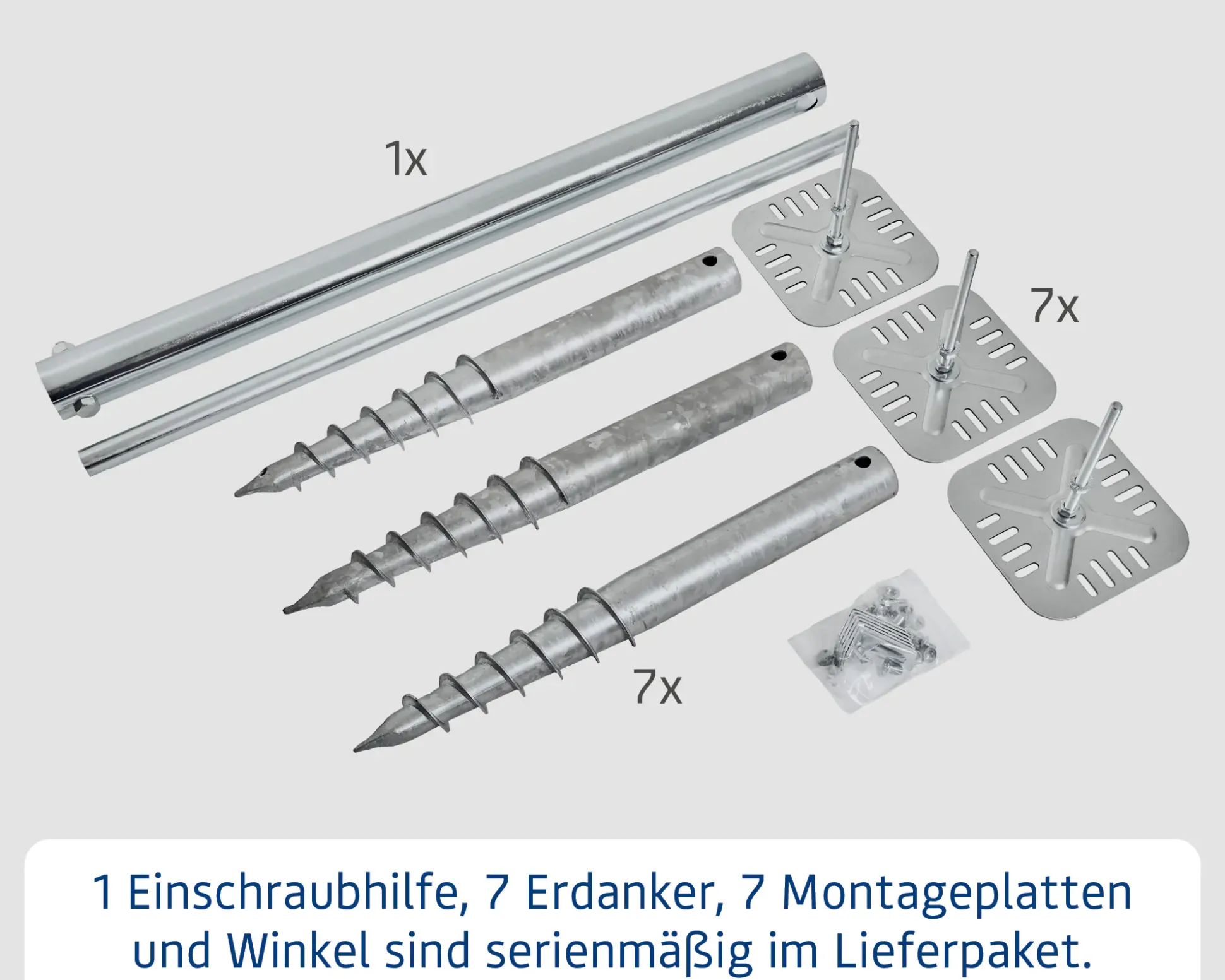EcoStar Schraubfundament Set Typ 1