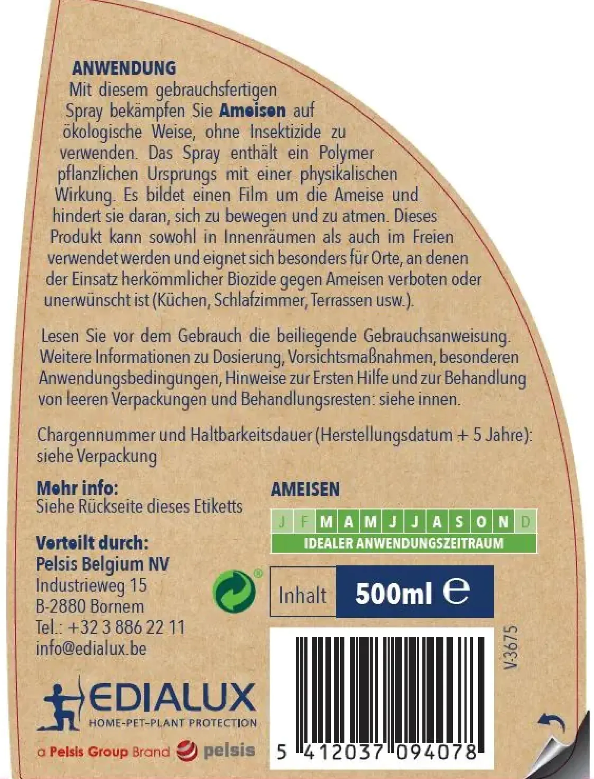 Edialux Ameisenspray Bio Sect 500 ml