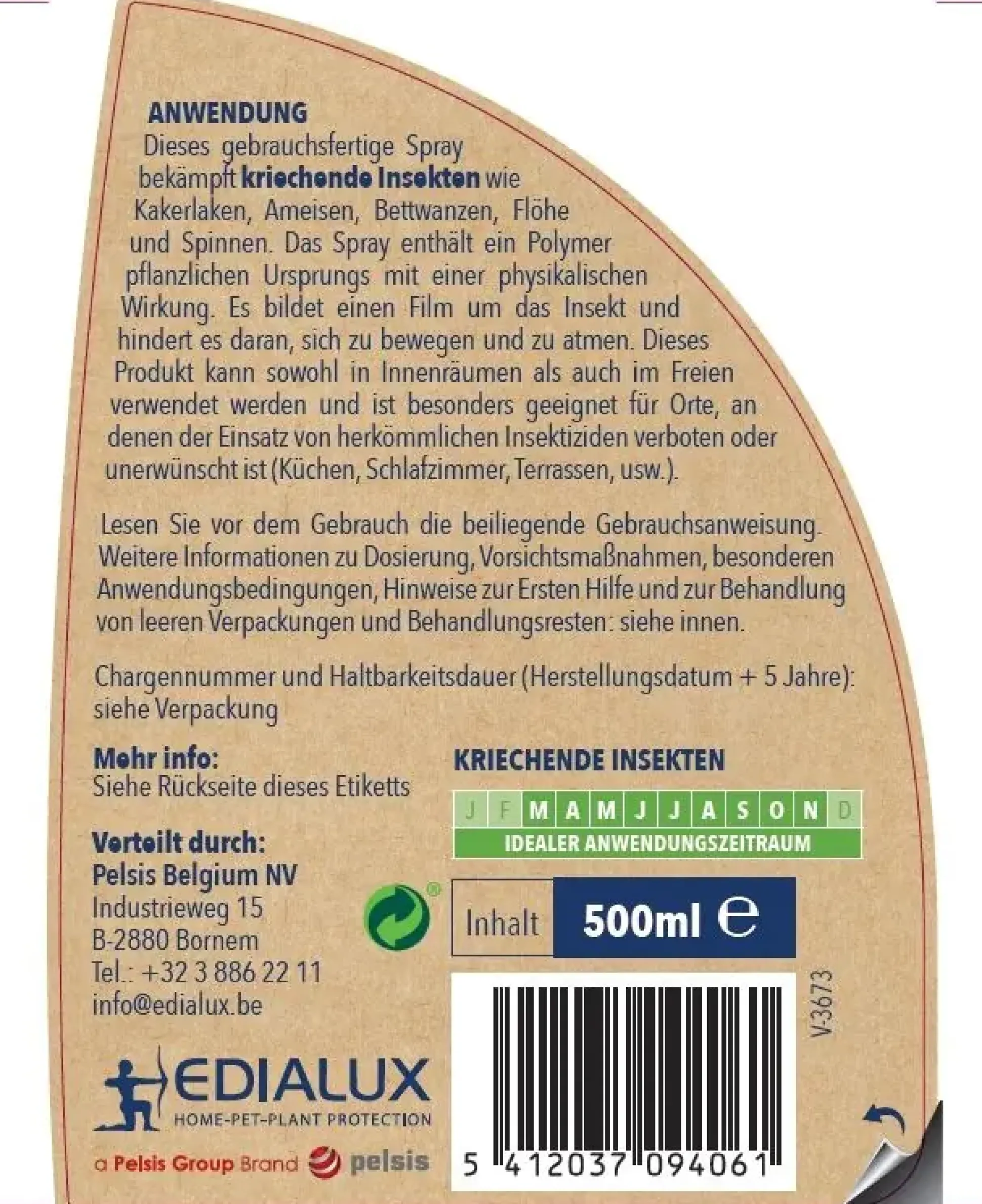 Edialux Insektenspray Bio Sect 500 ml