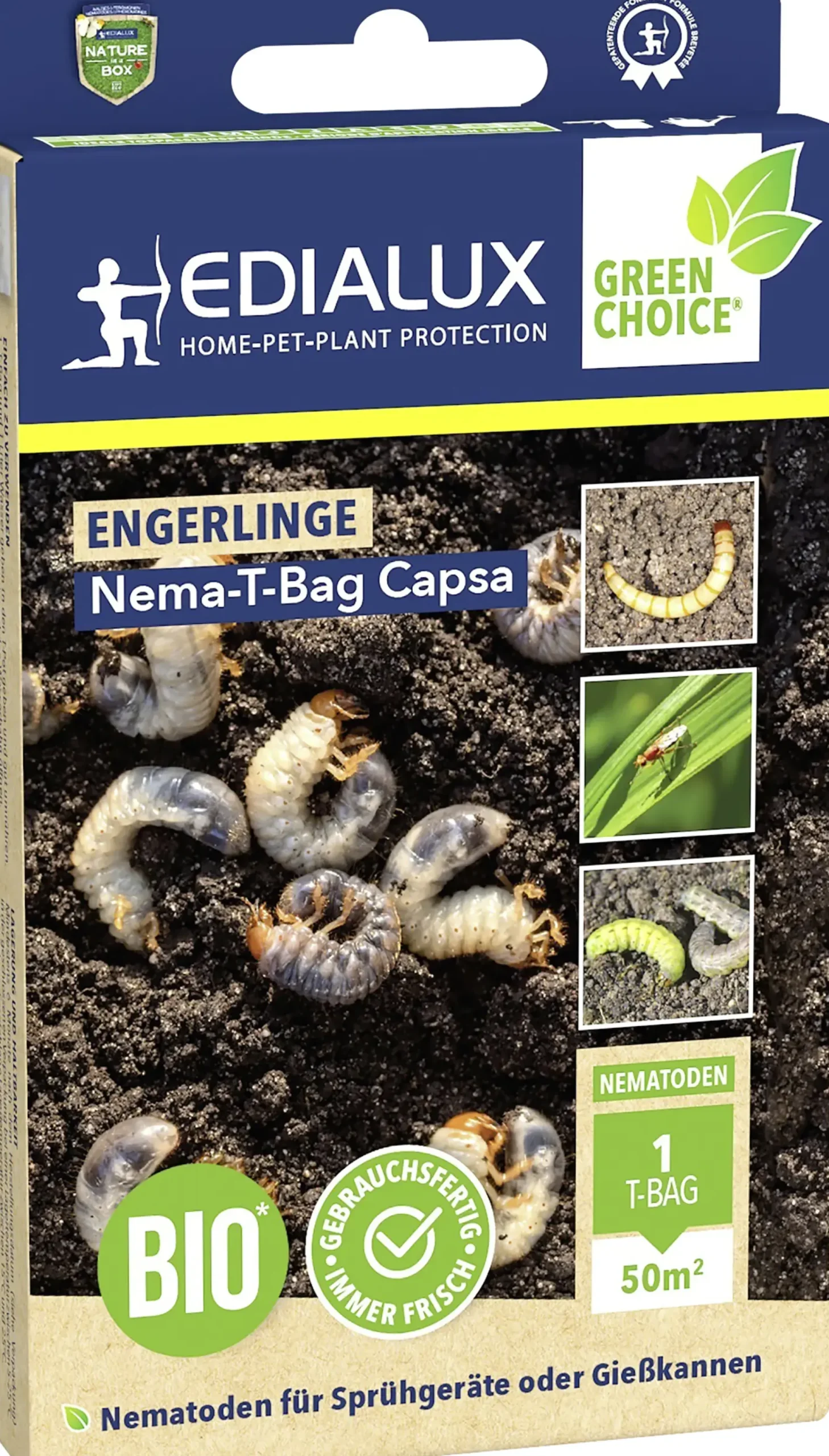 Edialux Nematoden T-Bag Capsa gegen Engerlinge 50 m²