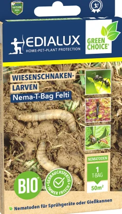 Edialux Nematoden T-Bag Felti gegen Wiesenschnakenlarven 50 m²