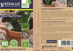 Edialux Nematoden T-Bag Pot Plant gegen Trauermücken 4 Pads