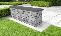 EHL Betonsteine Sitzbank Tribus CityPur 160 x 67 cm grau-anthrazit-nuanciert