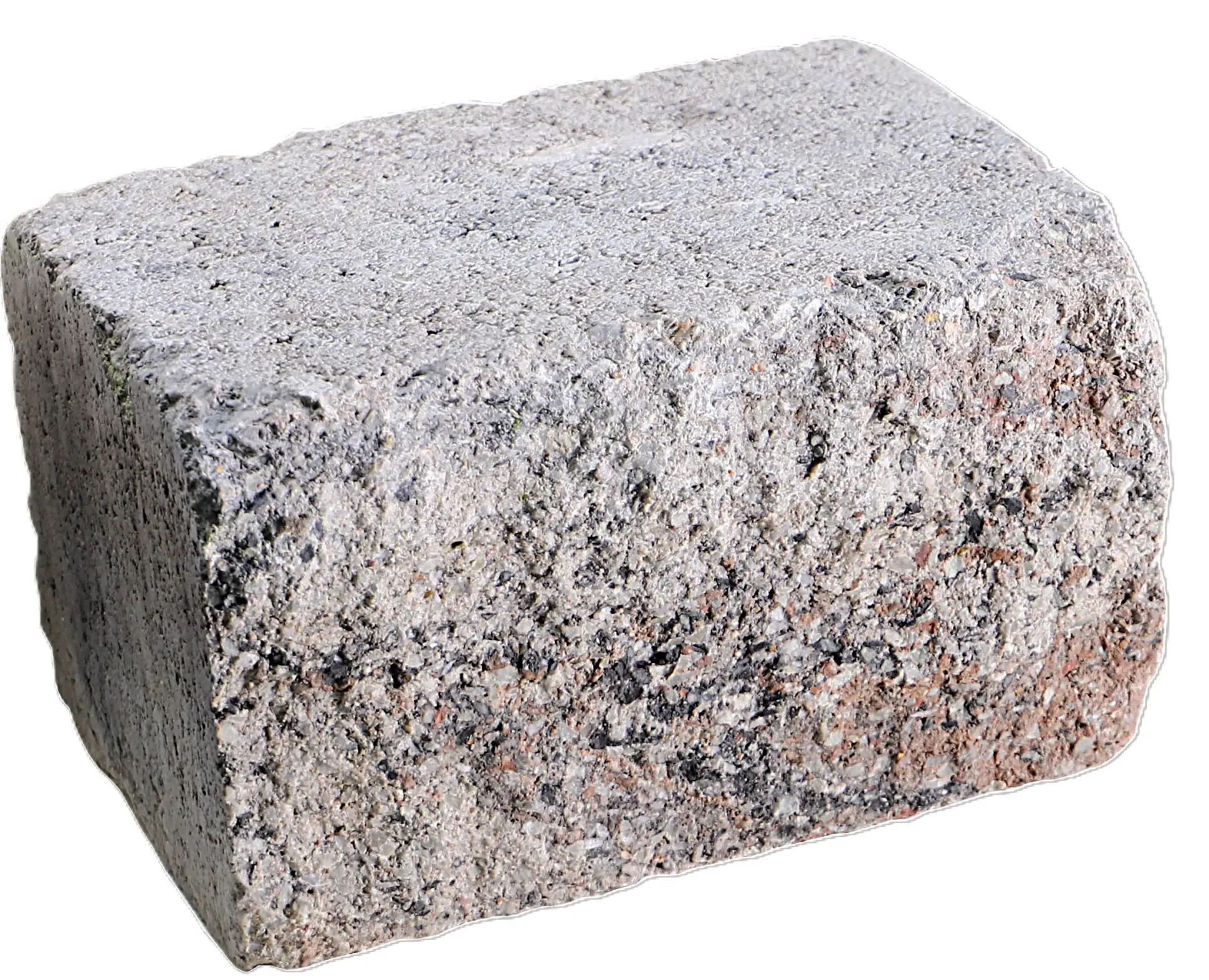 EHL Mauerstein Anzio Antik Light Halbstein 25 x 18 x 15 cm Muschelkalk