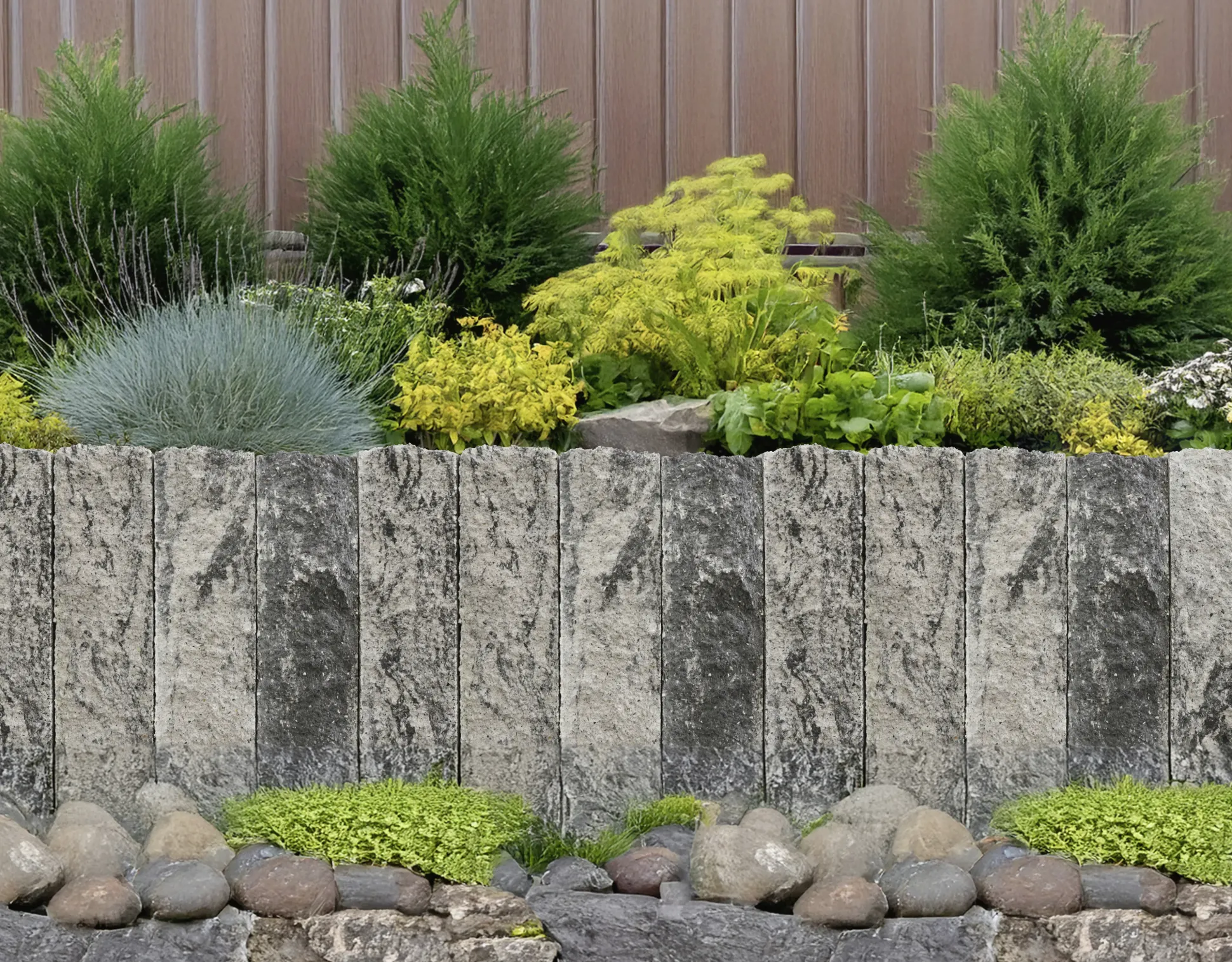 EHL Palisade Anzio Light 50 x 18 x 15 cm grau-anthrazit-nuanciert