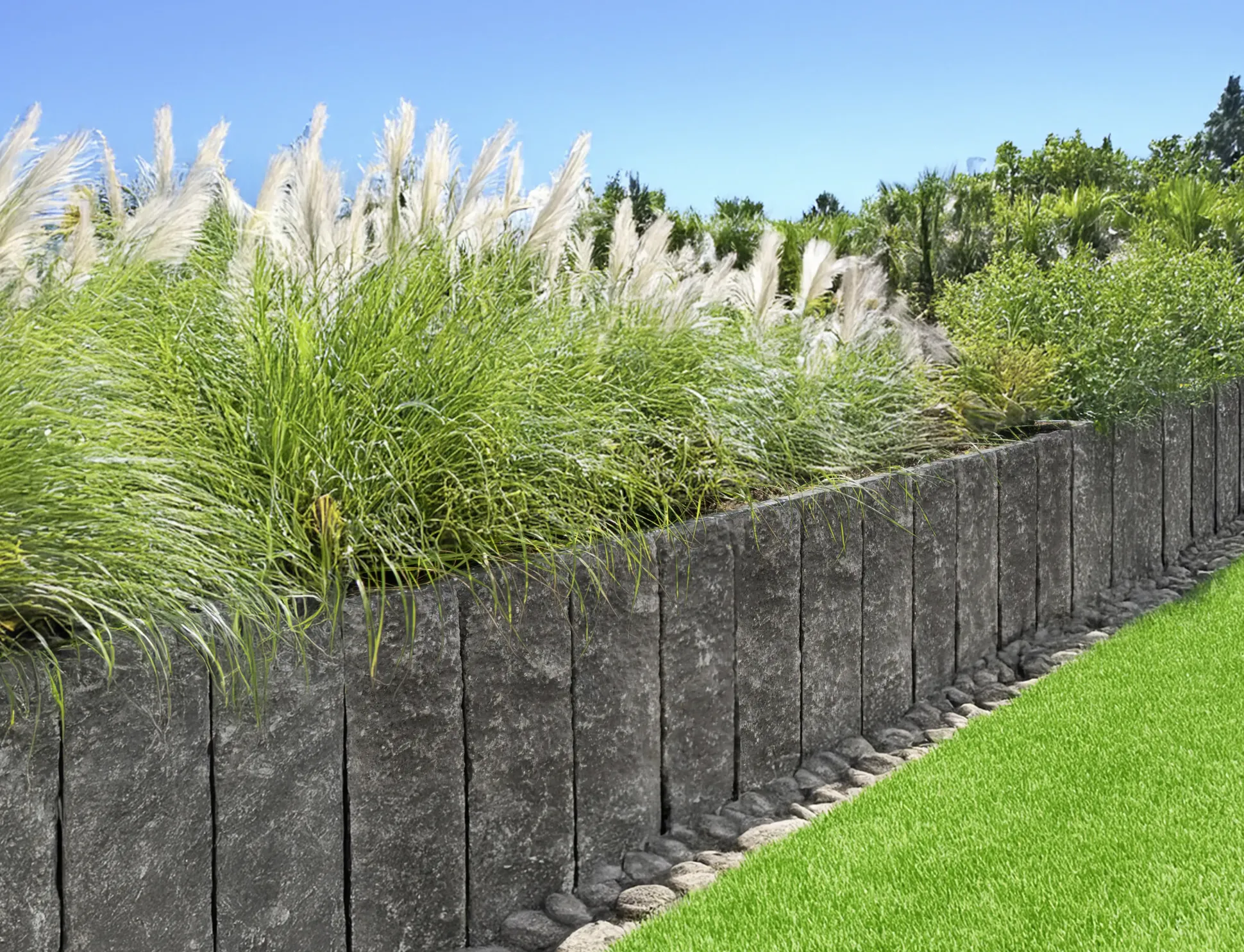 EHL Palisade Anzio Light 50 x 18 x 15 cm basalt-anthrazit