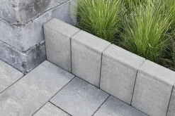 EHL Palisade Palibord Lima Rechteck 50 x 25 x 6 cm grau
