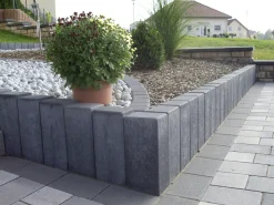 EHL Palisade Rechteck 60 x 17 x 12 cm anthrazit