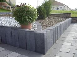 EHL Palisade Rechteck 40 x 17 x 12 cm anthrazit