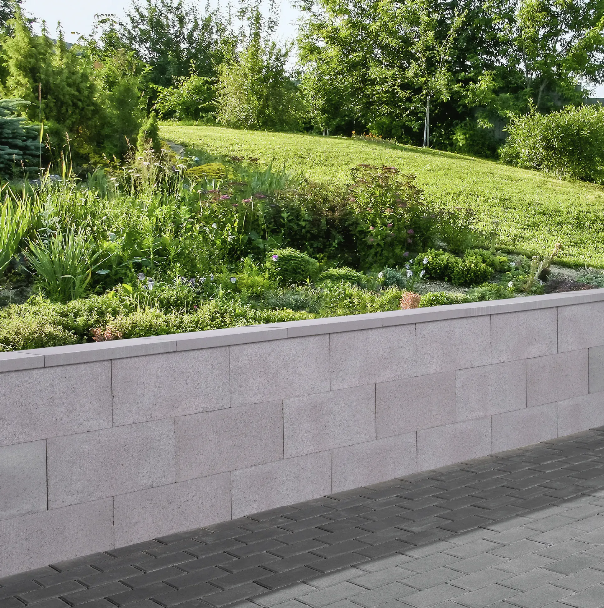 EHL Planomurabdeckplatte 50 x 32 x 4 cm grau
