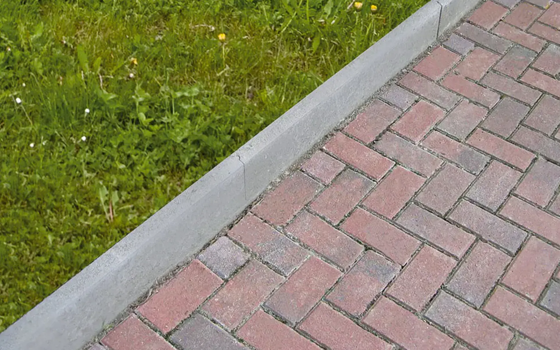 EHL Randstein Form C 100 x 25 x 6 cm grau