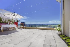 EHL Terrassenplatte Bellaria 80 x 40 x 5 cm weiß-anthrazit-nuanciert