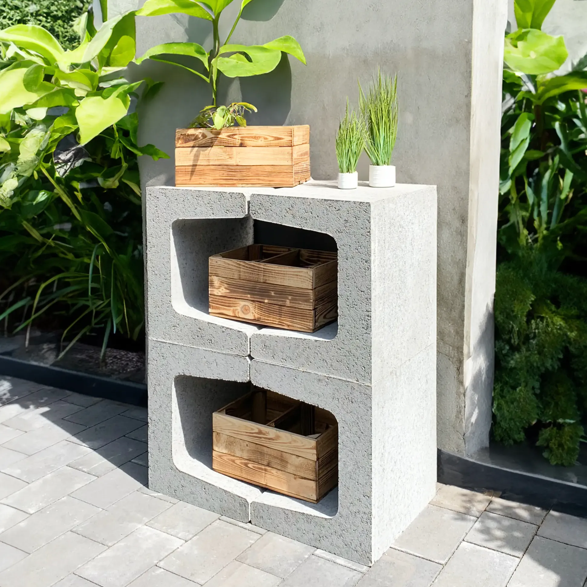 EHL U-Stein unbewehrt 40 x 50 x 40 cm grau