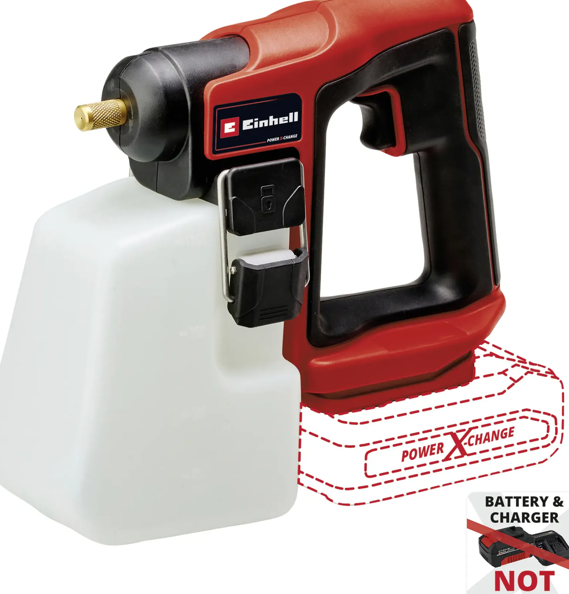 Einhell Akku Drucksprühgerät GE-WS 18/10 Li-Solo 9,6 l/h Durchflussmenge