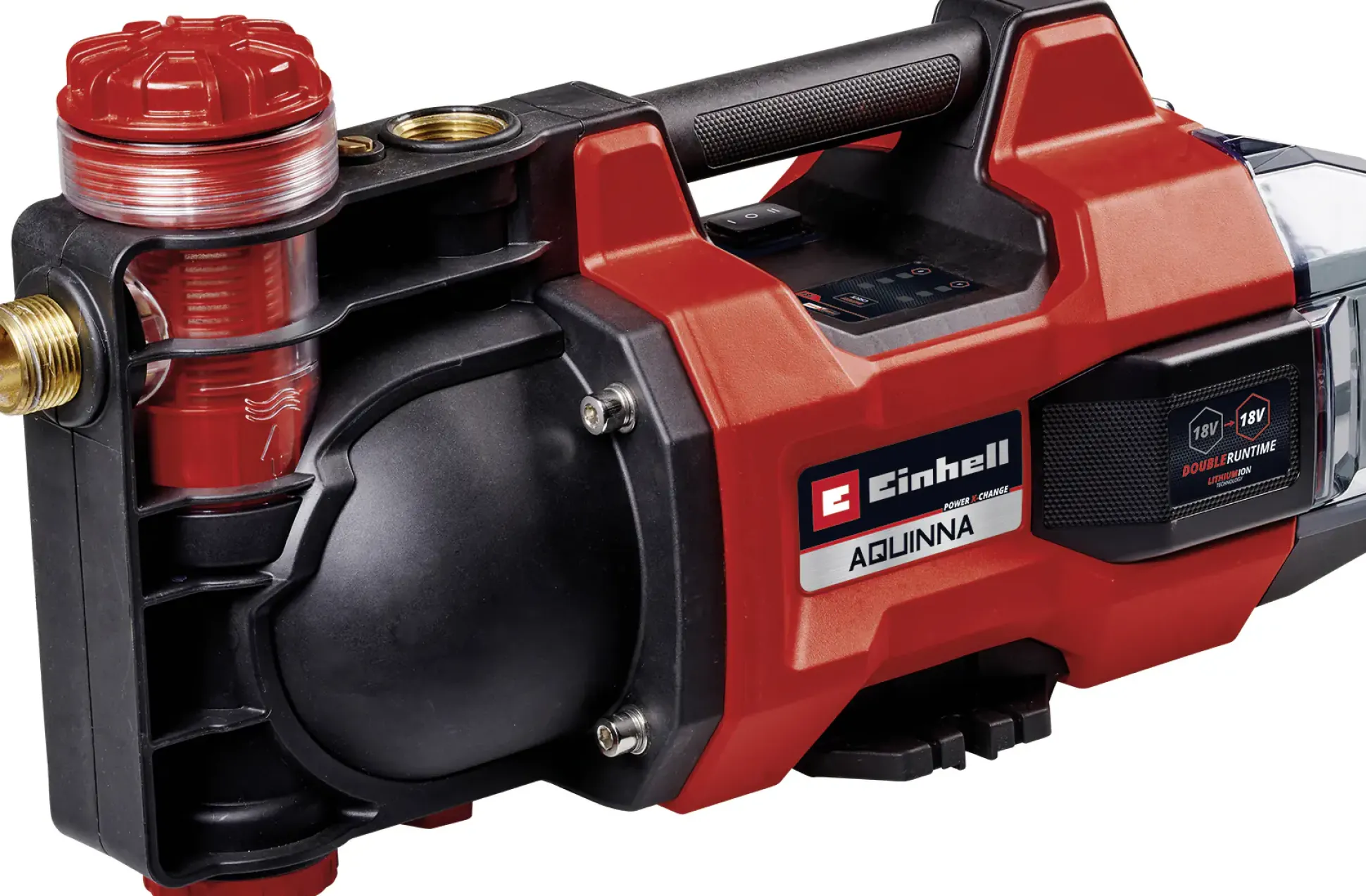 Einhell Akku Gartenpumpe AQUINNA 18/30 F LED 3000 l/h
