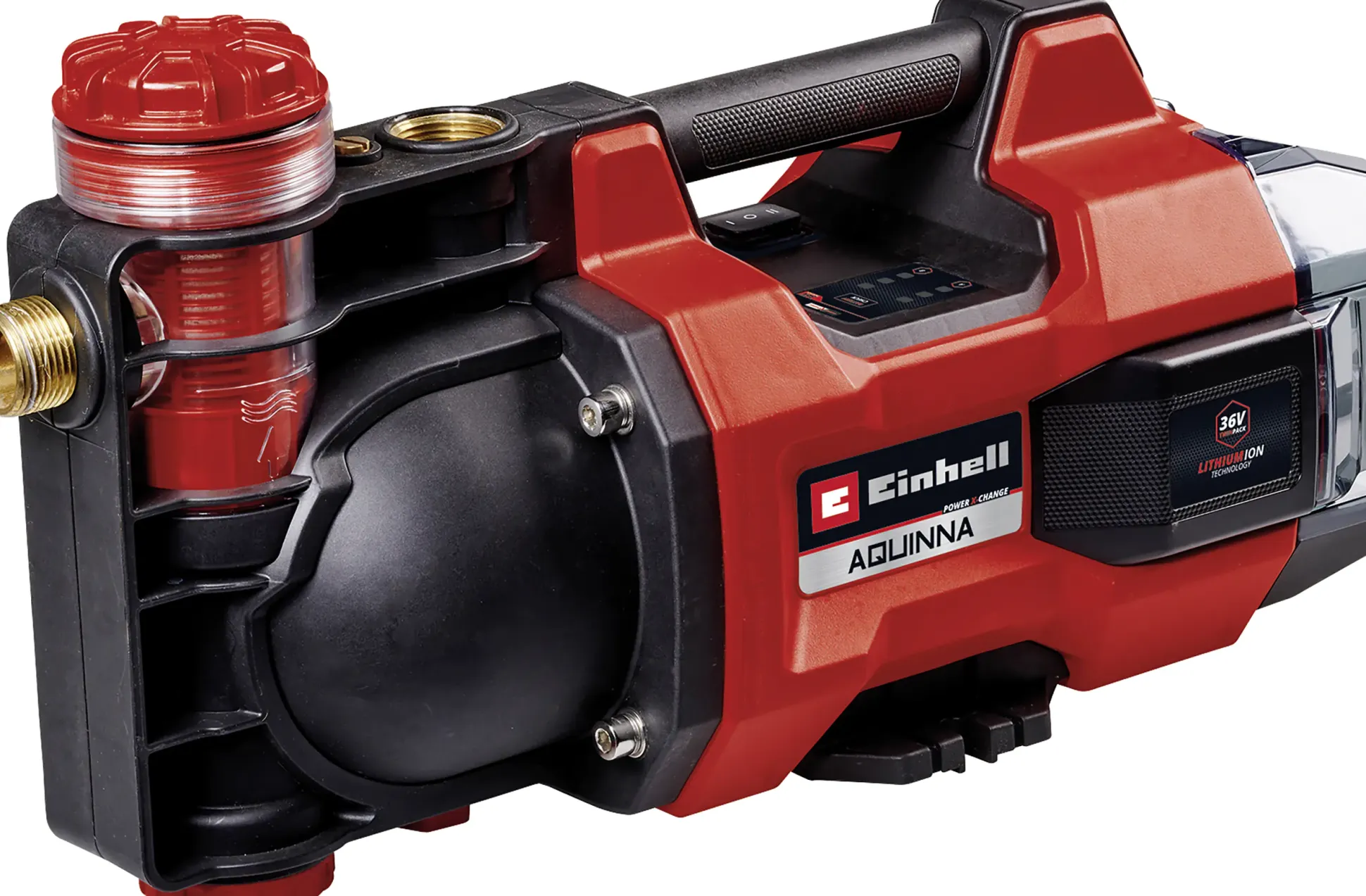 Einhell Akku-Gartenpumpe AQUINNA 36/38 F LED 3.800 l/h