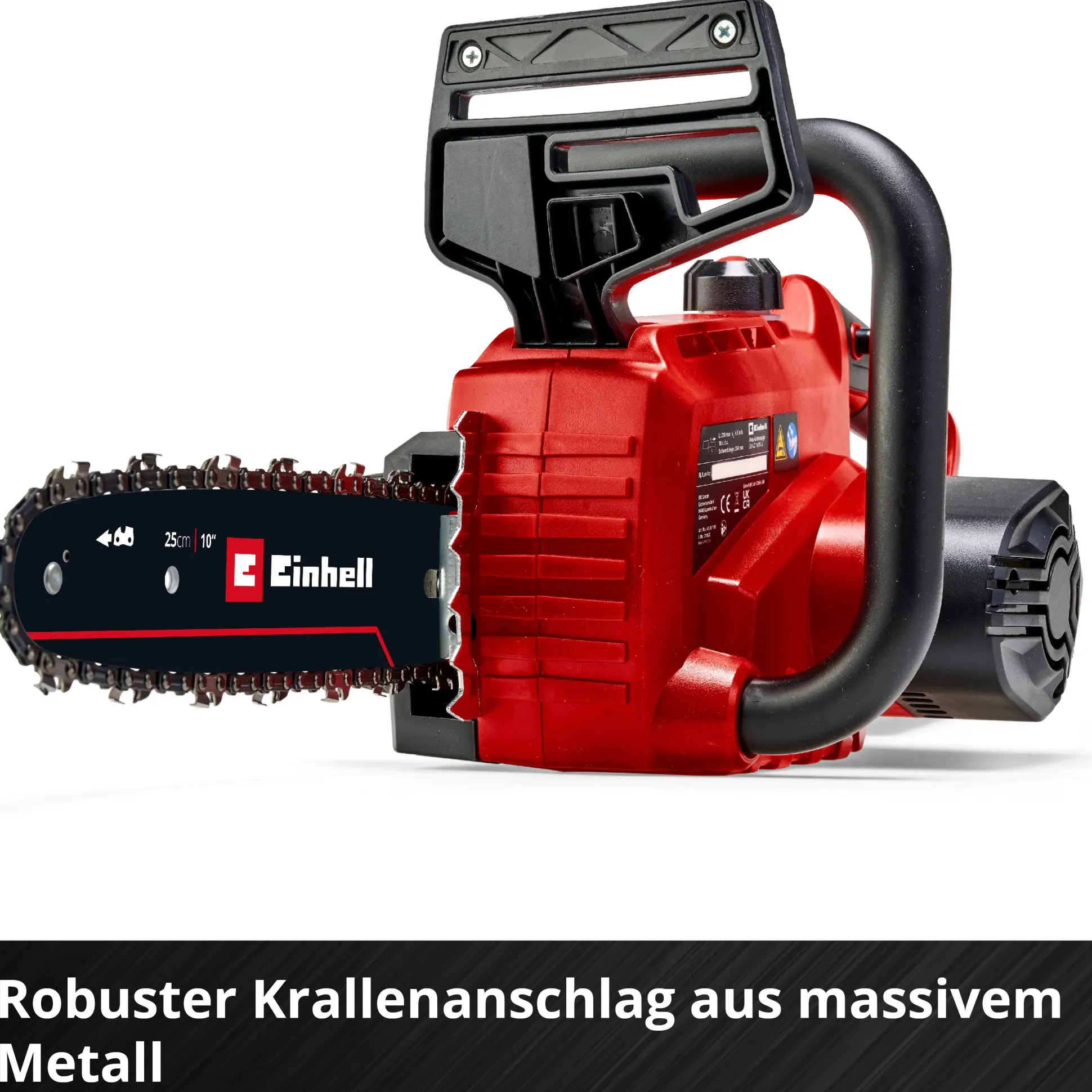 Einhell Akku-Kettensäge GE-LC 18/25-1 Li Kit 25 cm Schwertlänge mit 3,0 Ah Akku