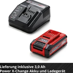 Einhell Akku-Kettensäge GE-LC 18/25-1 Li Kit 25 cm Schwertlänge mit 3,0 Ah Akku