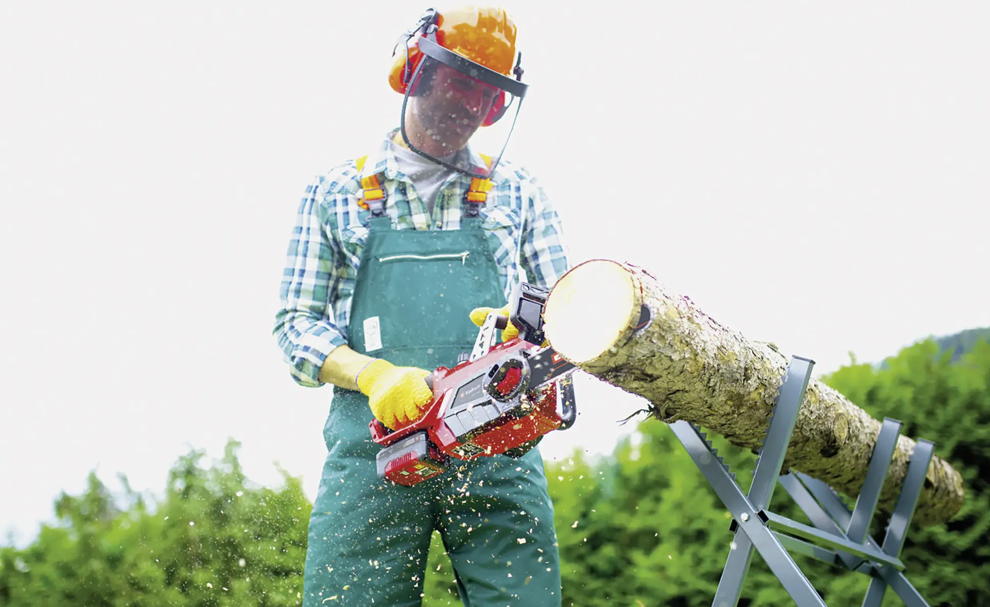 Einhell Akku-Kettensäge GE-LC 18/25-1 Li Kit 25 cm Schwertlänge mit 3,0 Ah Akku
