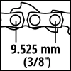 Einhell Ersatzkette für Einhell Kettensägen 25 cm 39 Treibglieder