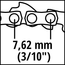 Einhell Ersatzkette für Einhell Kettensägen 15 cm