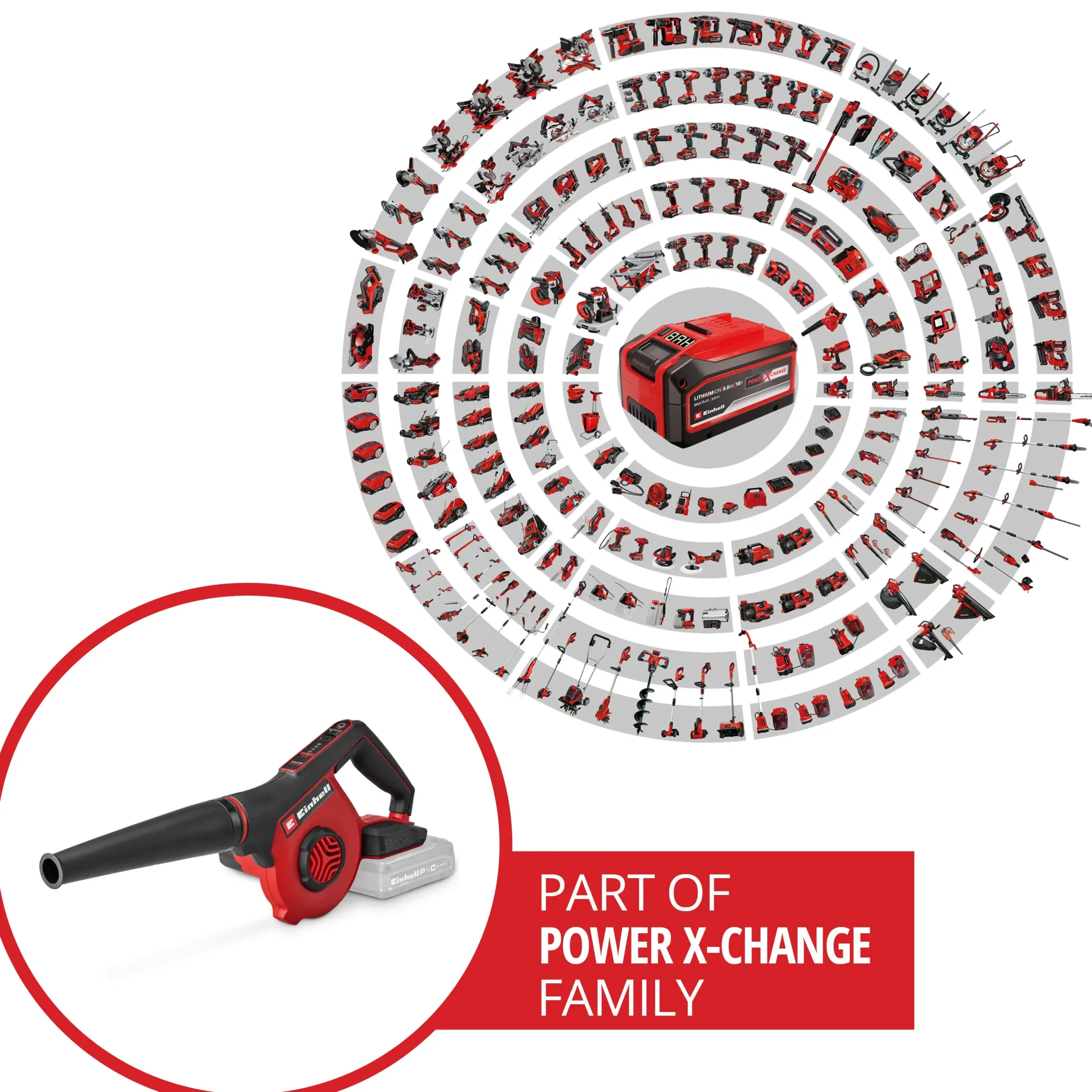 Einhell Expert Akku-Bläser TE-CB 18/270 Li Solo