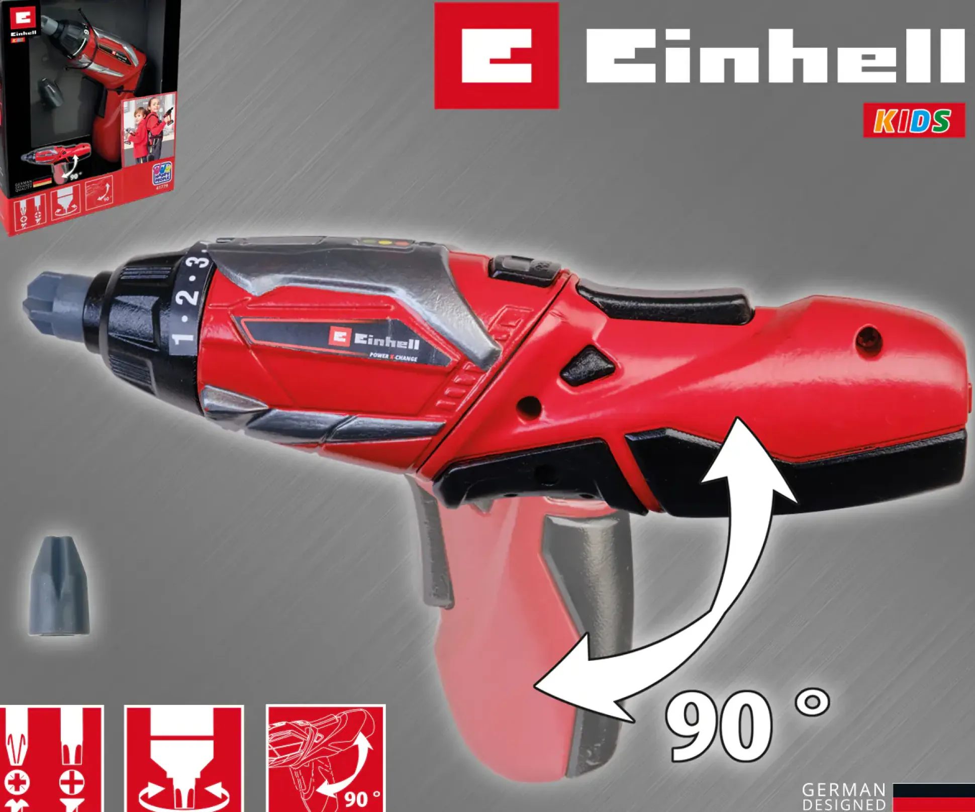 Einhell Kids Kinder-Mini Akkuschrauber