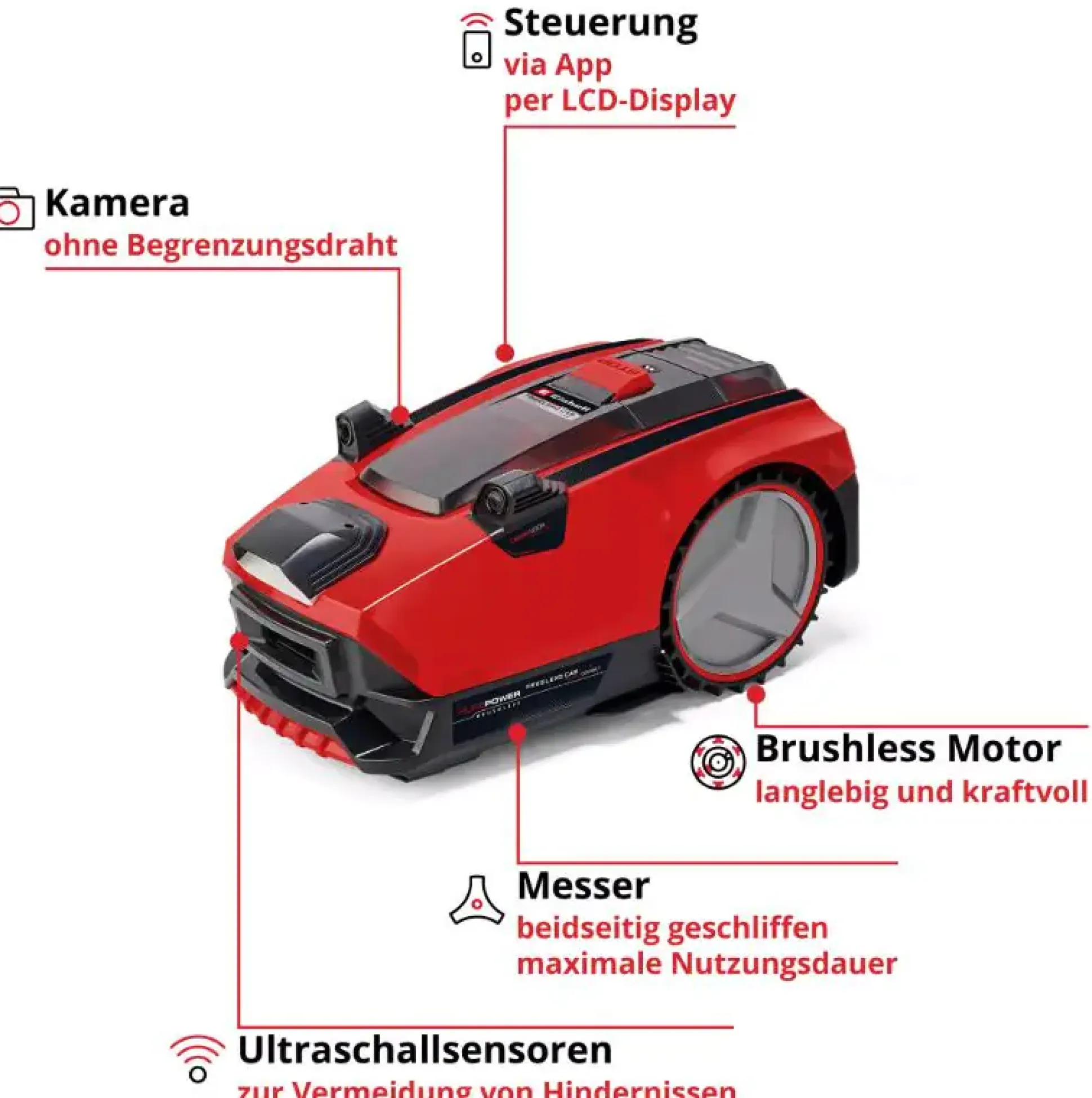 Einhell Mähroboter Freelexo Cam Plus 600