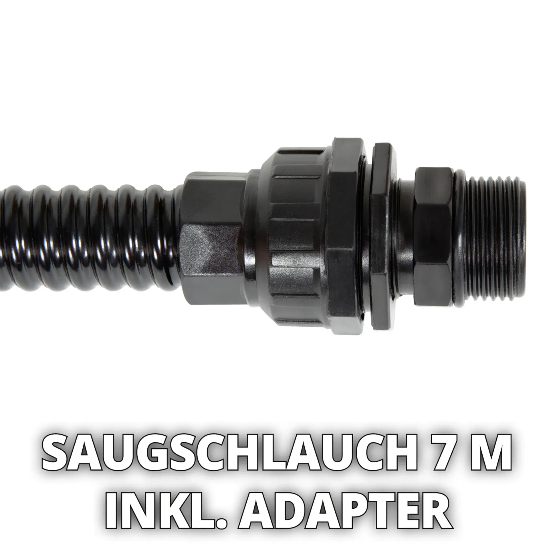 Einhell Saugschlauch 7 m für Pumpe Kunststoff
