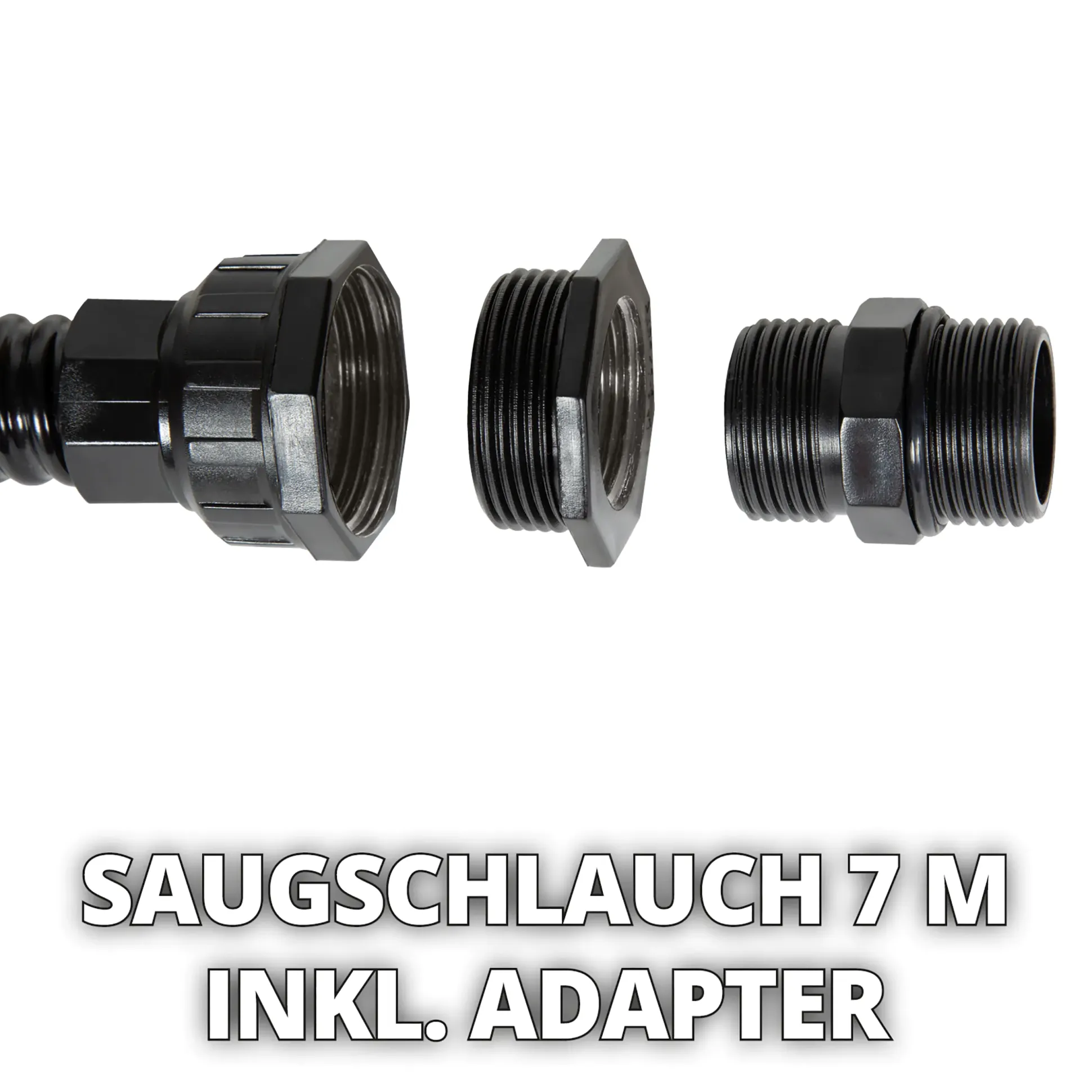 Einhell Saugschlauch 7 m für Pumpe Kunststoff
