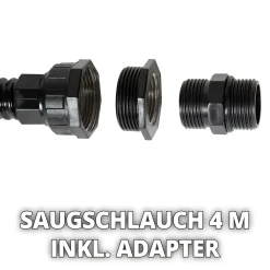 Einhell Saugschlauch 4 m für Pumpe Kunststoff