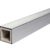 elephant Alupfosten 265 x 6,8 x 6,8 eloxiert mit Abdeckung