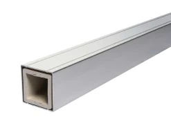 elephant Alupfosten 265 x 6,8 x 6,8 eloxiert mit Abdeckung