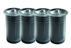 elephant LED-Solarleuchte für Terrassen 4 Stück