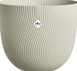 Elho Übertopf Sereh Kunststoff beige Ø 30 x 25 cm