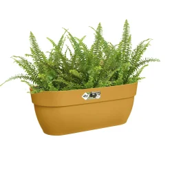 Elho Blumentopf zum Hängen Kunststoff gelb 46 x 24,1 x 26,5 cm Vibia Campana Easy Large
