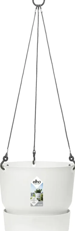 Elho Hängeampel Greenville weiß Ø 24 cm