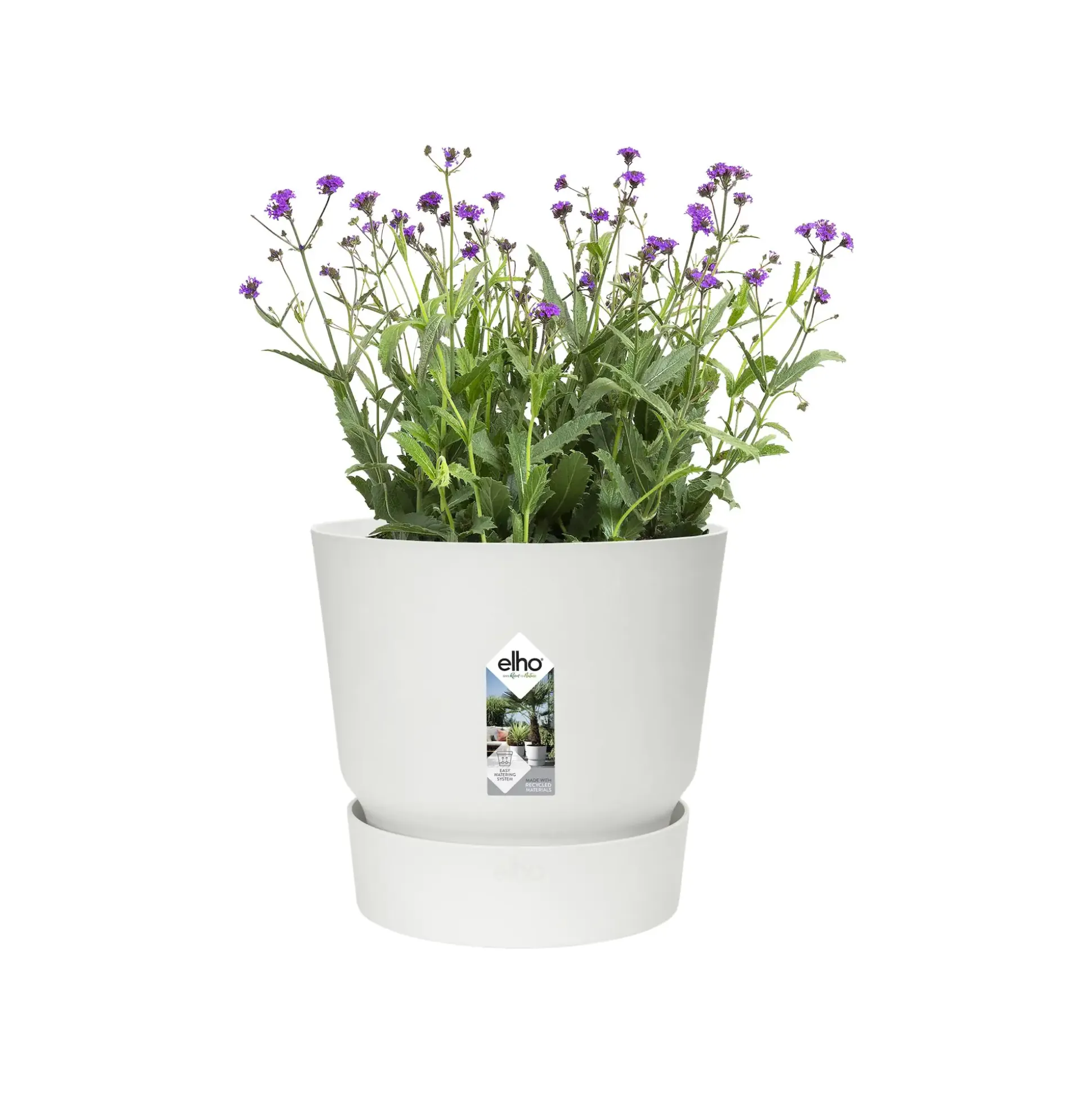 Elho Pflanztopf Greenville Ø 25 x 23 cm weiß