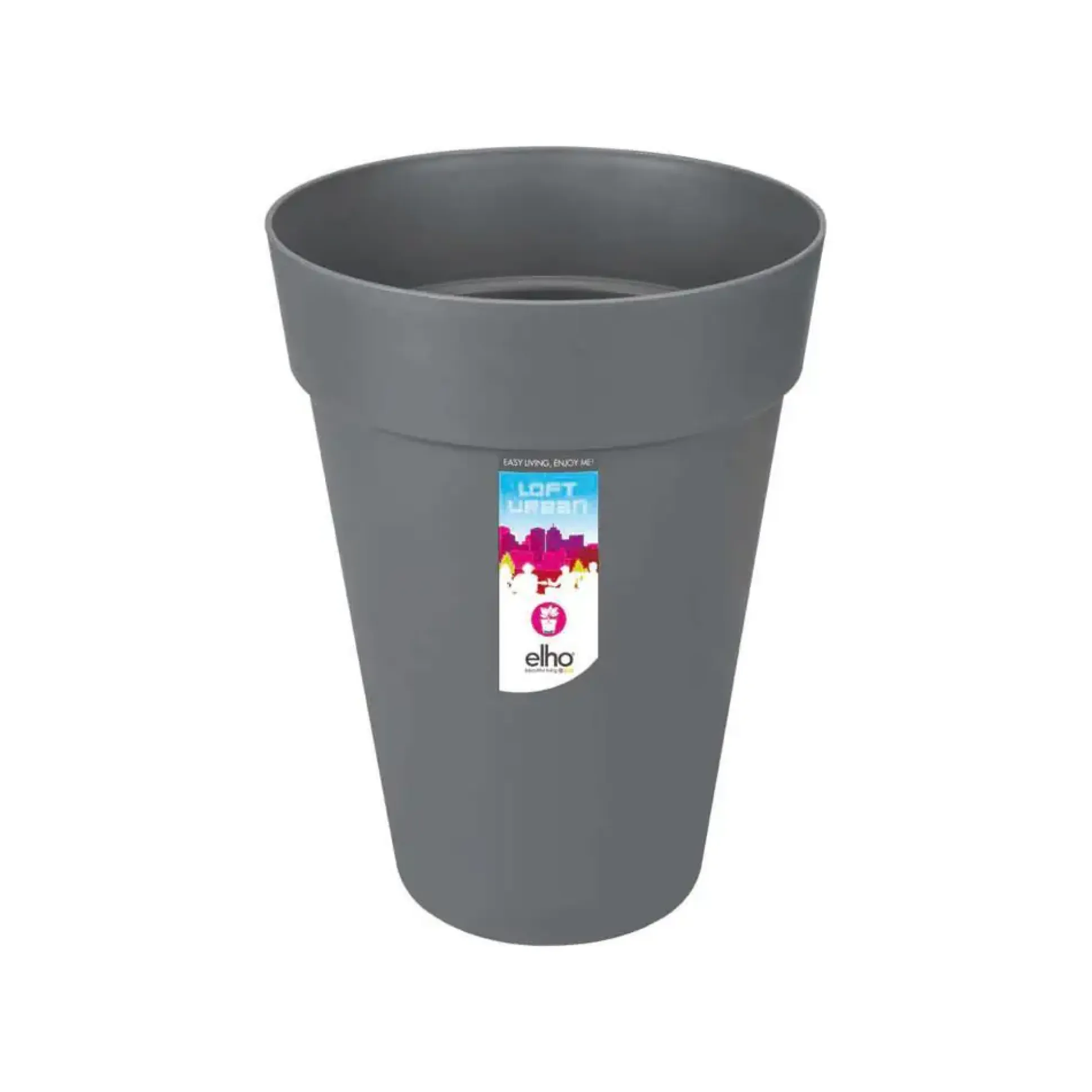 Elho Pflanztopf Loft Urban Ø 42 x 56 cm anthrazit