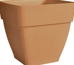Elho Pflanztopf Vibia Quadrat 36,4 x 36,4 x 35,6 cm terra