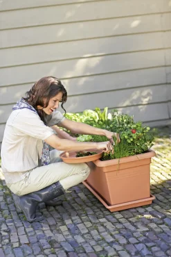 Elho Untersetzer Green Basics Garden XXL tonrot 80 cm