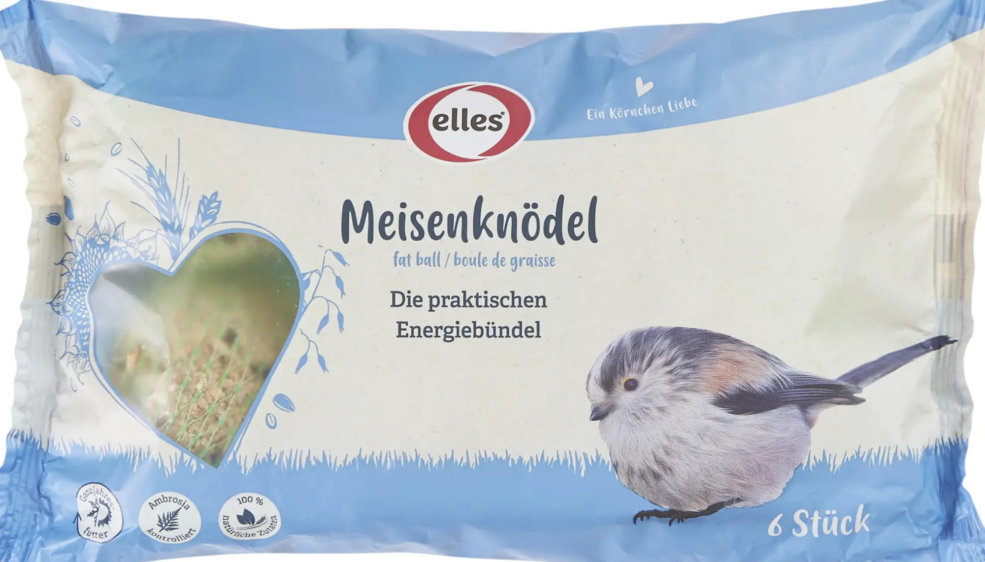 Elles Meisenknödel mit Netz 6 Stück