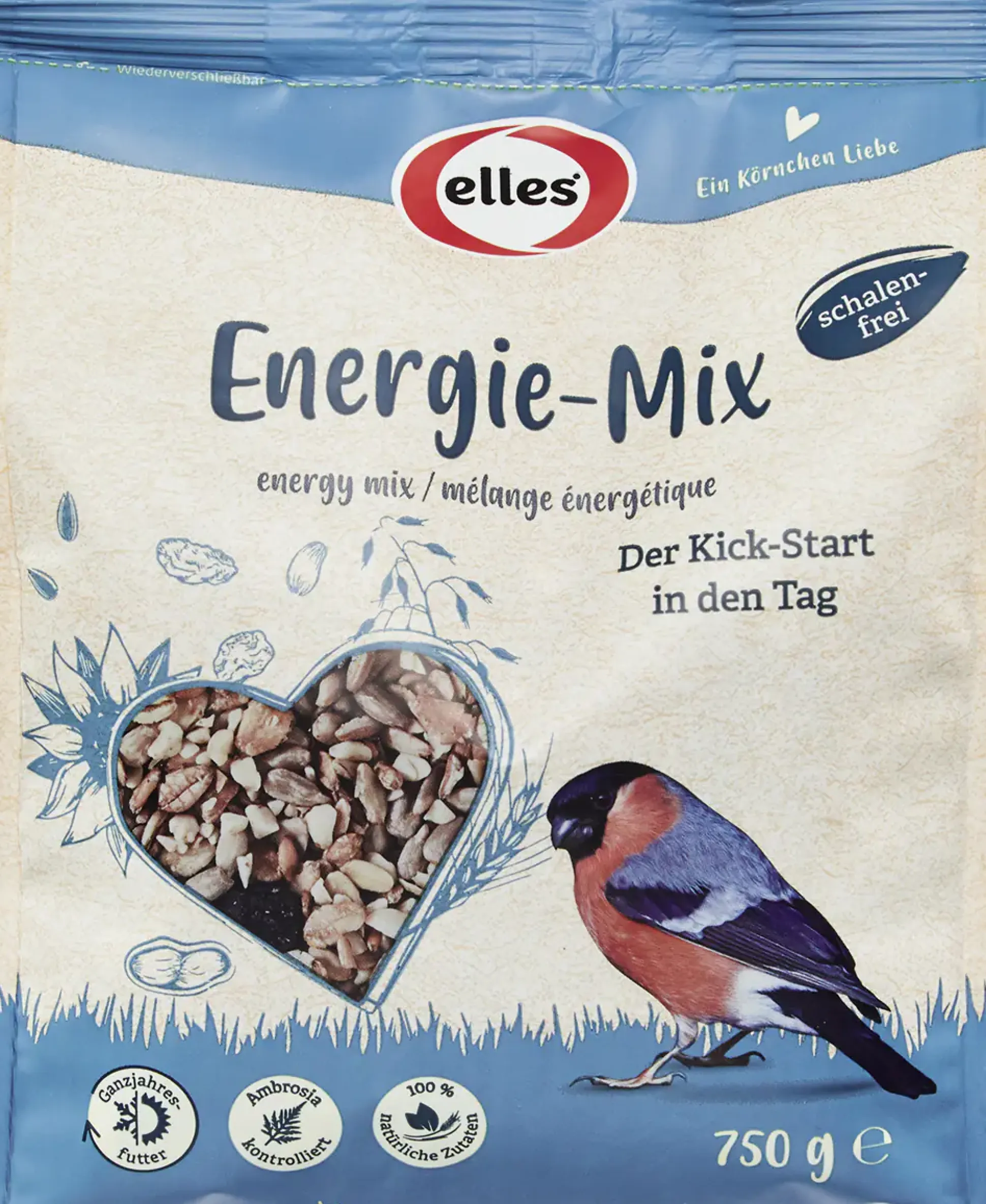 Elles Wildvogelfutter Energie-Mix 750 g