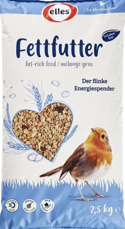 Elles Wildvogelfutter Fettfutter 2,5 kg