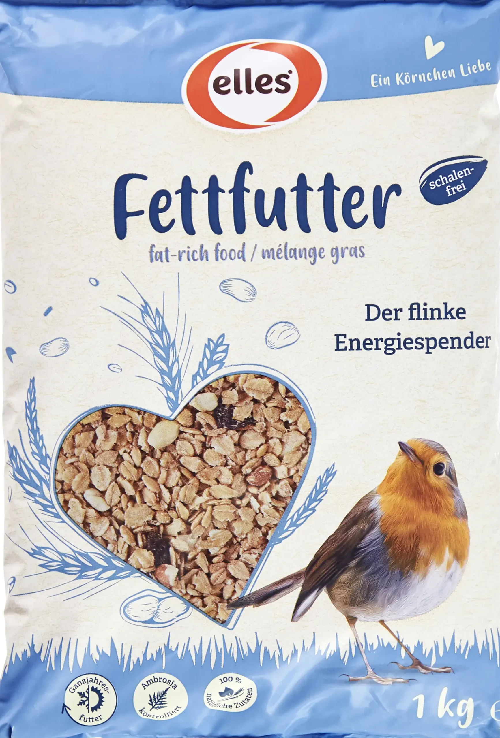 Elles Wildvogelfutter Fettfutter 1 kg