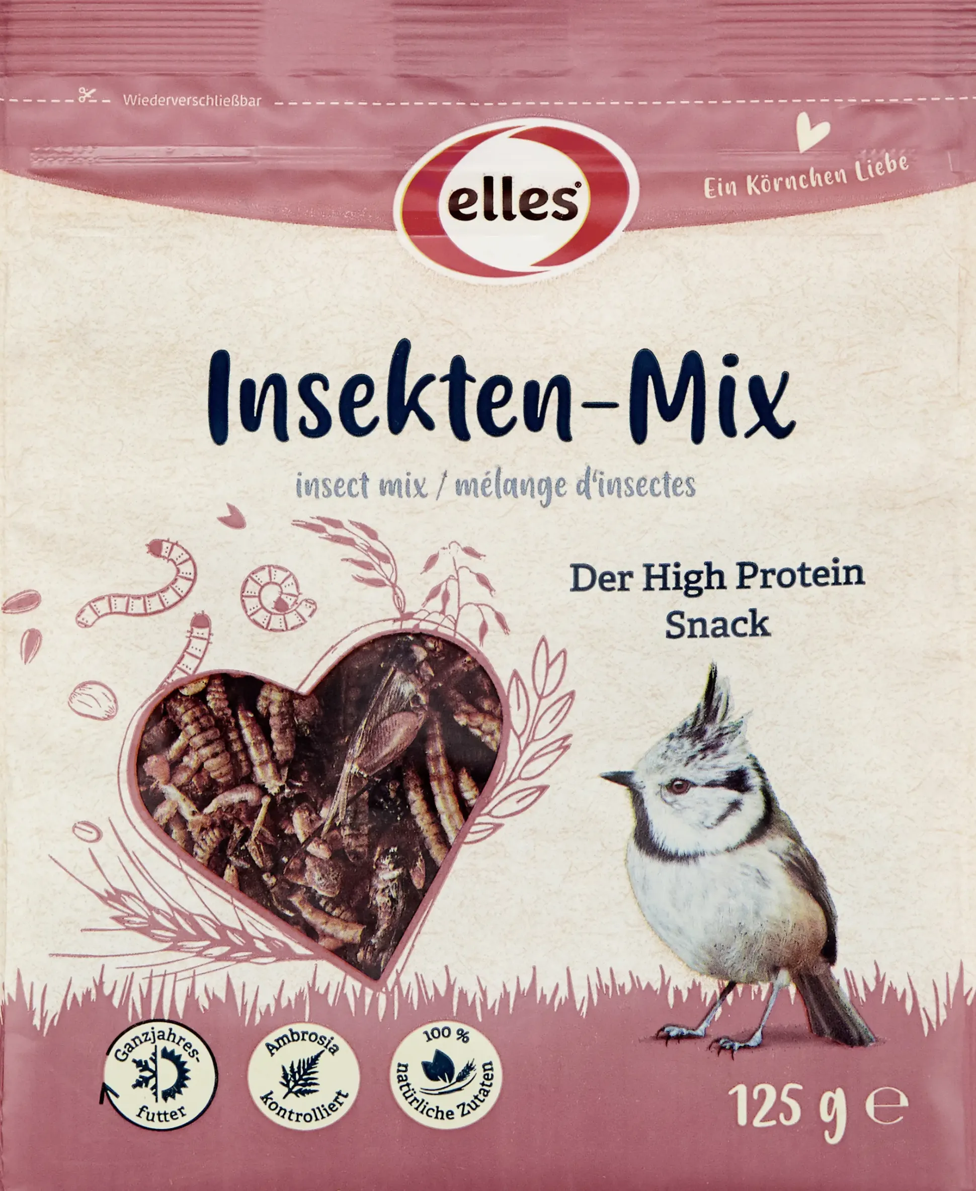 Elles Wildvogelfutter Insektenmix 125 g