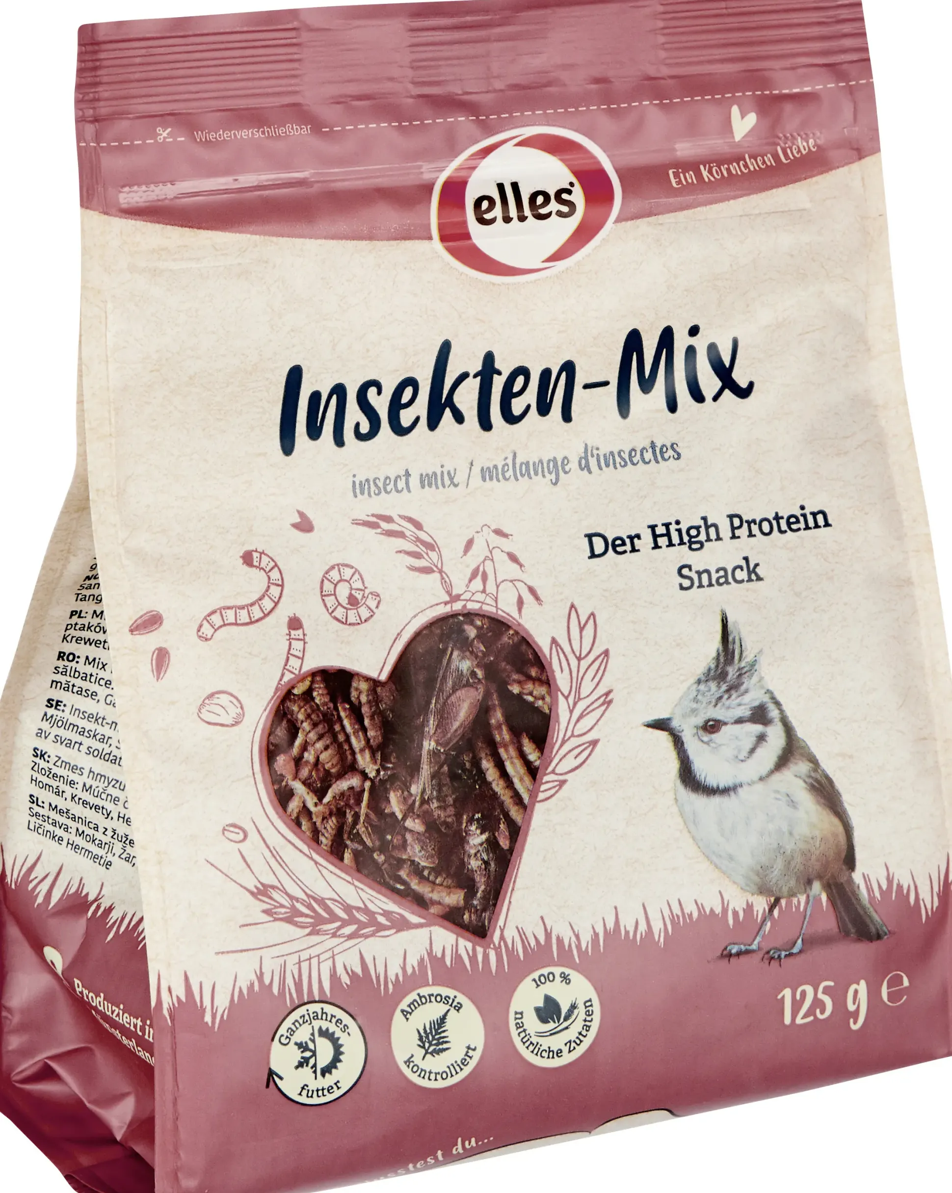Elles Wildvogelfutter Insektenmix 125 g